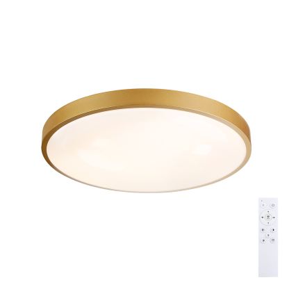 Brilagi - LED Stmívatelné stropní svítidlo GLASS POOL DOUBLE LED/60W/230V 3000-6000K 50 cm zlatá + dálkové ovládání