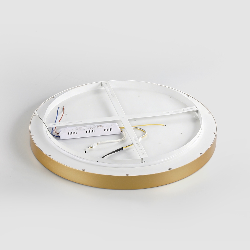 Brilagi - LED Stmívatelné stropní svítidlo GLASS POOL DOUBLE LED/60W/230V 3000-6000K 50 cm zlatá + dálkové ovládání