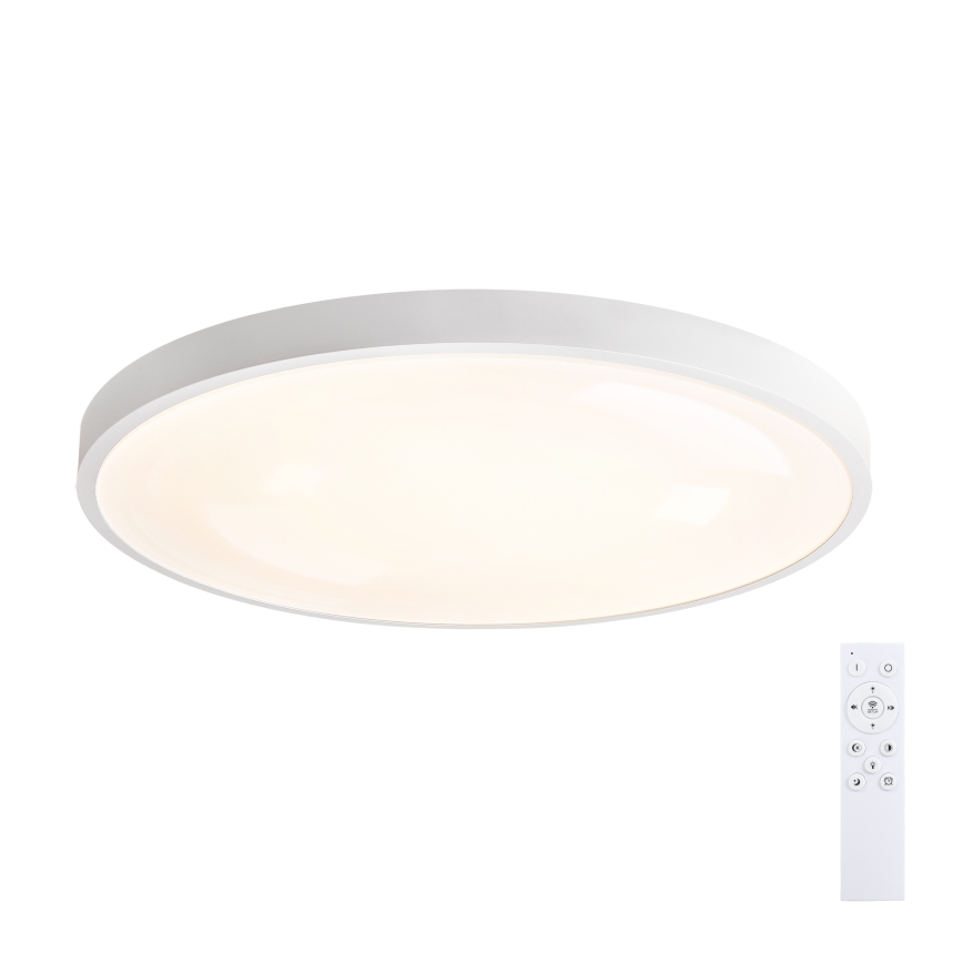 Brilagi - LED Stmívatelné stropní svítidlo GLASS POOL DOUBLE LED/80W/230V 3000-6000K 60 cm bílá + dálkové ovládání
