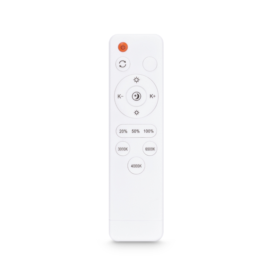 Brilagi - LED Stmívatelné stropní svítidlo PILANA LED/48W/230V 3000-6500K dub/bílá 42x42 cm + dálkové ovládání