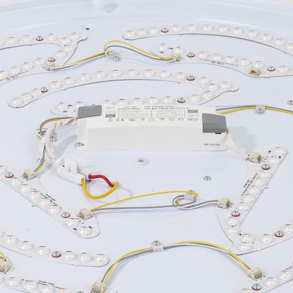 Brilagi - LED Stmívatatelné stropní svítidlo WOODROUND LED/40W/230V 3000-6000K pr. 60 cm dřevo CRI 90 + dálkové ovládání