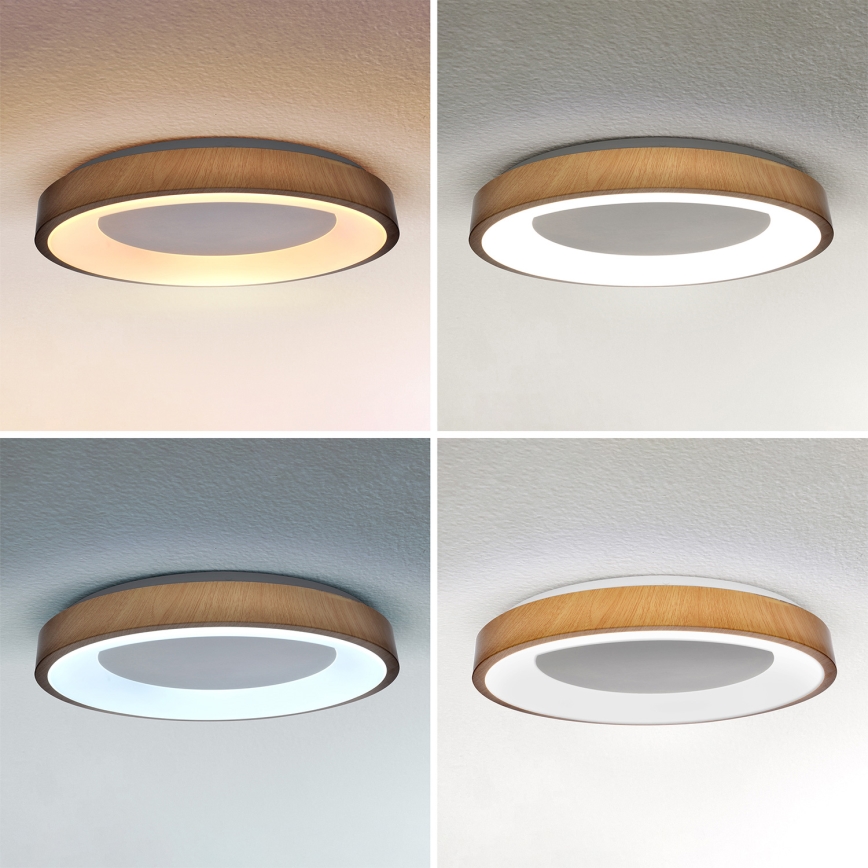 Brilagi - LED Stmívatelné stropní svítidlo DORIA LED/60W/230V 3000-6500K pr. 60 cm + dálkové ovládání