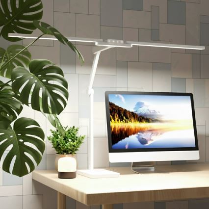 Brilagi - LED Stmívatelná dotyková stolní lampa VARIO LED/24W/230V 3000-6500K CRI 92 bílá