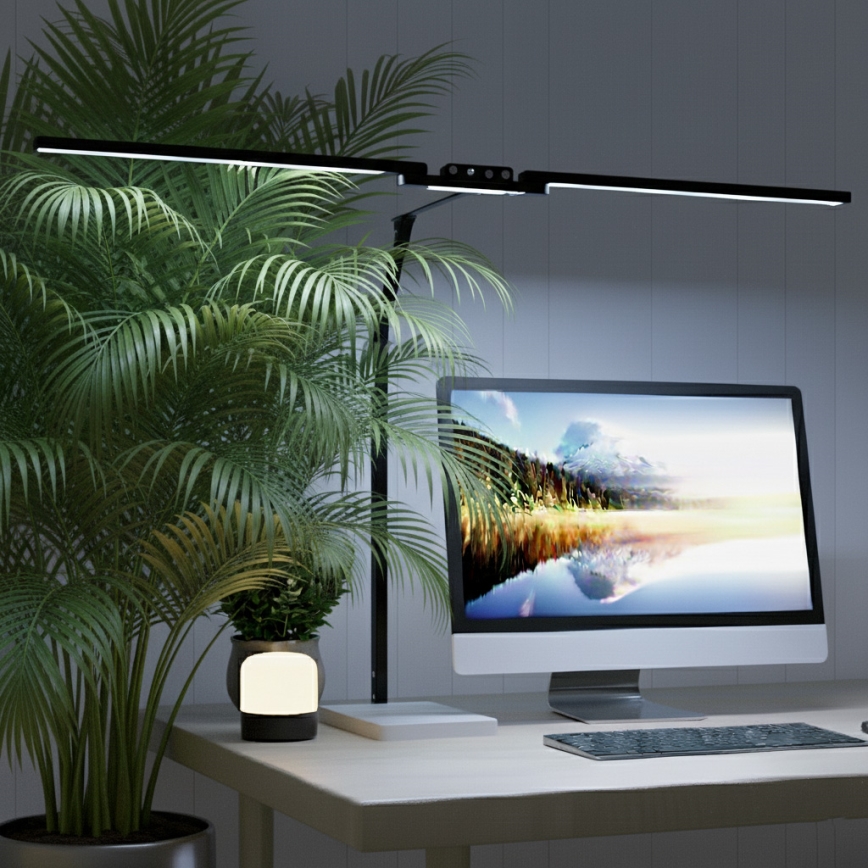 Brilagi - LED Stmívatelná dotyková stolní lampa VARIO LED/24W/230V 3000-6500K CRI 92 černá