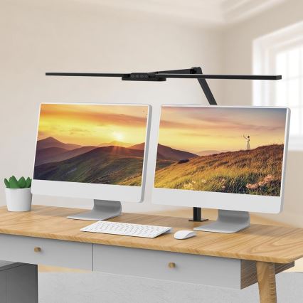 Brilagi - LED Stmívatelná dotyková flexibilní stolní lampa VARIO LED/24W/230V 3000-6500K CRI 92 černá