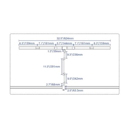 Brilagi - LED Stmívatelná flexibilní stolní lampa VARIO LED/24W/230V 3000-6500K CRI 92 černá