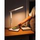 Brilagi - LED Stmívatelná stolní lampa s bezdrátovým nabíjením QI a USB REGINA LED/8,5W/230V bílá