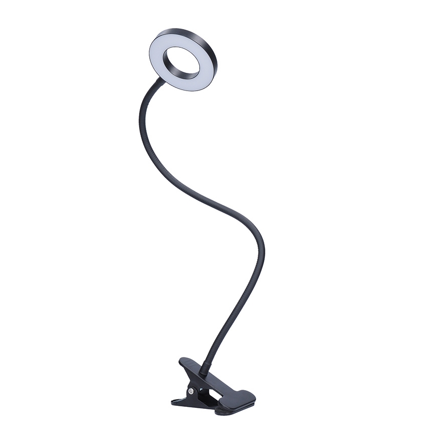 Brilagi -LED Stmívatelná lampa s klipem ORBELA LED/8W/230V 3000/4000/5000K černá