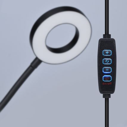 Brilagi -LED Stmívatelná lampa s klipem ORBELA LED/8W/230V 3000/4000/5000K černá
