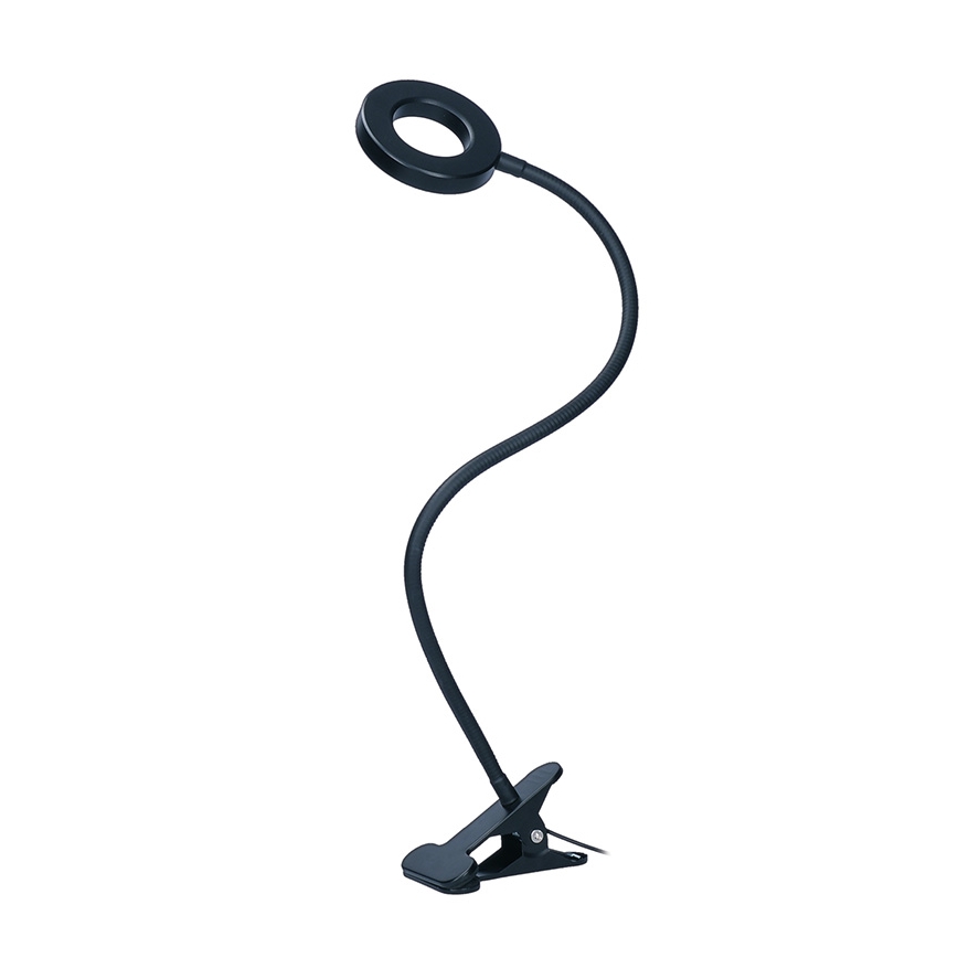 Brilagi -LED Stmívatelná lampa s klipem ORBELA LED/8W/230V 3000/4000/5000K černá