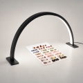 BRILAGI - LED Stmívatelná modelářská oblouková stolní lampa RADIO LED/30W/24/230V 3000/4000/6500K černá
