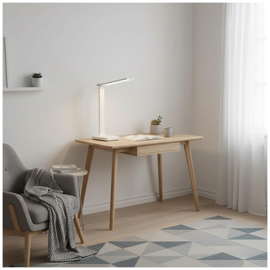 Brilagi - LED Stmívatelná stolní lampa MODO DUO LED/8W/5V 3000/4000/6500K bílá