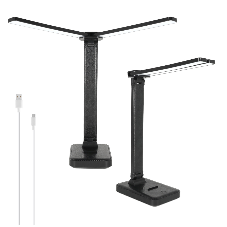 Brilagi - LED Stmívatelná stolní lampa MODO DUO LED/8W/5V 3000/4000/6500K černá