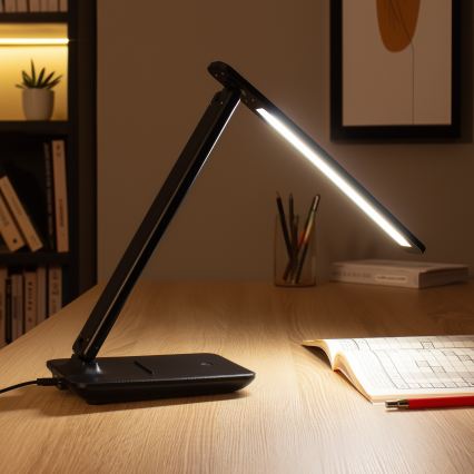 Brilagi - LED Stmívatelná stolní lampa MODO LED/7W/230V 3000/4000/6500K černá