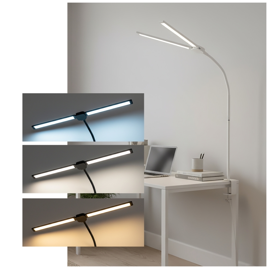 Brilagi - LED Stmívatelná stolní lampa USB VARIO LED/14W/5V 3000-6000K bílá