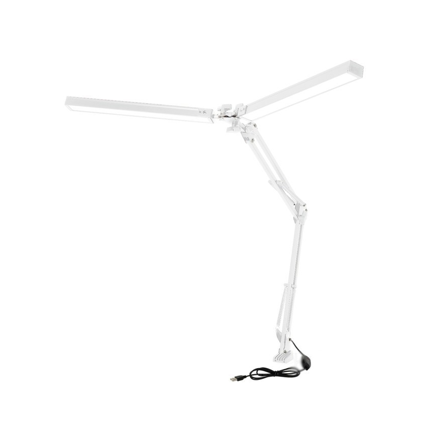 Brilagi - LED Stmívatelná flexibilní stolní lampa VARIO 2xLED/14W/230V 3000-6000K bílá