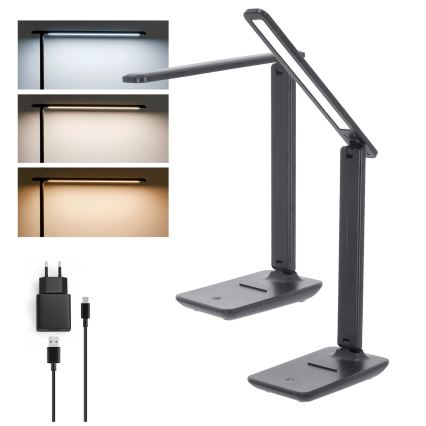 Brilagi - LED Stmívatelná stolní lampa VARIO LED/7W/230V 3000/4000/6500K antracit