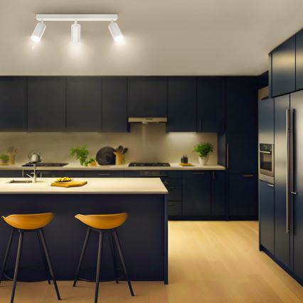 Brilagi - LED RGBW Stmívatelné bodové svítidlo SELE 3xGU10/4,8W/230V 3000K bílá + dálkové ovládání