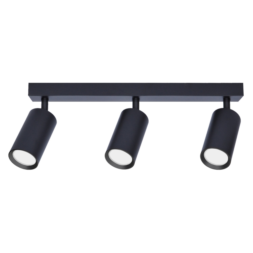 Brilagi - LED RGBW Stmívatelné bodové svítidlo SELE 3xGU10/4,8W/230V 3000K černá + dálkové ovládání