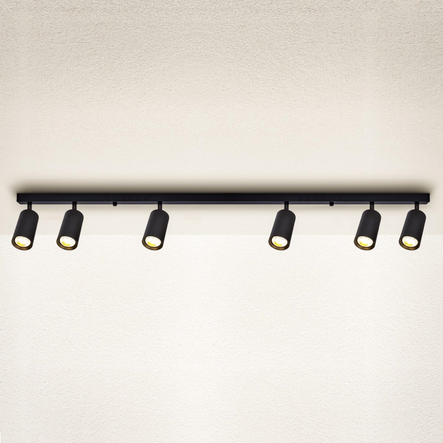 Brilagi - LED Stmívatelné bodové svítidlo SELE 6xGU10/6,5W/230V 2700-6500K černá