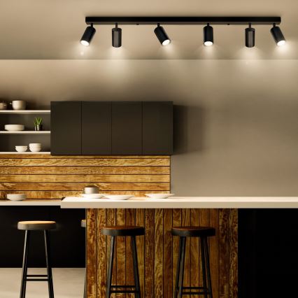 Brilagi - LED RGBW Stmívatelné bodové svítidlo SELE 6xGU10/6,5W/230V 2700-6500K černá