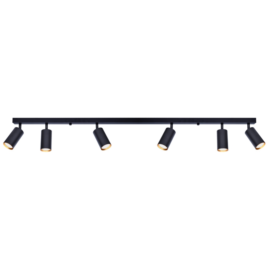 Brilagi - LED RGBW Stmívatelné bodové svítidlo SELE 6xGU10/6,5W/230V 2700-6500K černá/zlatá