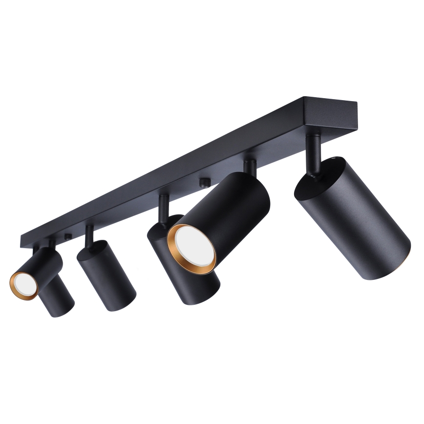 Brilagi - LED RGBW Stmívatelné bodové svítidlo SELE 6xGU10/6,5W/230V 2700-6500K černá/zlatá