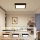 Brilagi - LED Stmívatelné koupelnové stropní svítidlo FRAME SMART LED/24W/230V 30x30 cm 3000-6000K IP44 černá + dálkové ovládání