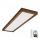 Brilagi - LED Stmívatelné koupelnové stropní svítidlo WOODY FRAME LED/50W/230V dub třešeň 120x30 cm 3000-6000K IP44 + dálkové ovládání