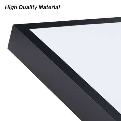 Brilagi - LED Stmívatelné koupelnové stropní svítidlo FRAME SMART LED/96W/230V 120x60 cm 3000-6000K IP44 černá + dálkové ovládání