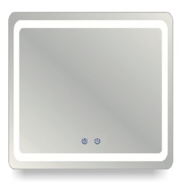 Brilagi - LED Stmívatelné koupelnové vyhřívané zrcadlo s podsvícením BELLA LED/16W/230V 60x60 cm 3000/4000/6500K IP44