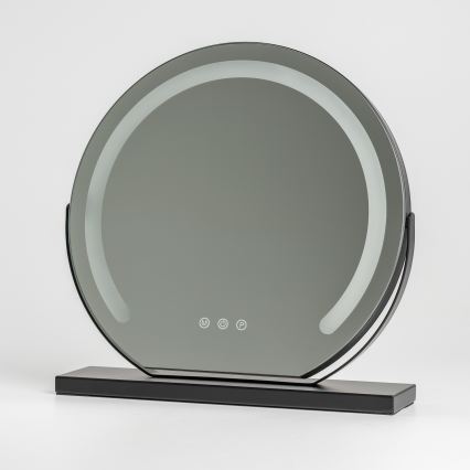 BRILAGI - LED Stmívatelné make-up zrcadlo CALIFORNIA LED/14W/230V 3000/4000/6500K 44x40 cm černá