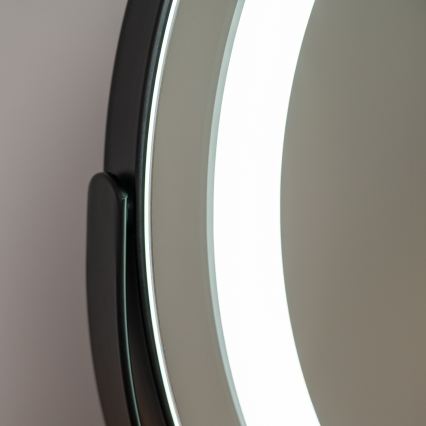 BRILAGI - LED Stmívatelné make-up zrcadlo CALIFORNIA LED/14W/230V 3000/4000/6500K 44x40 cm černá