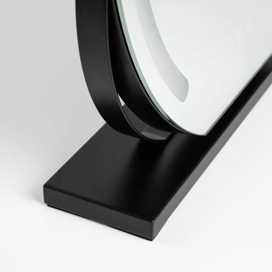 BRILAGI - LED Stmívatelné make-up zrcadlo CALIFORNIA LED/14W/230V 3000/4000/6500K 44x40 cm černá