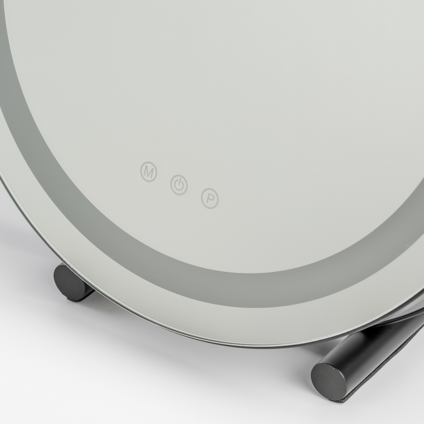 BRILAGI - LED Stmívatelné make-up zrcadlo CALIFORNIA LED/17W/230V 3000/4000/6500K pr. 42 cm černá