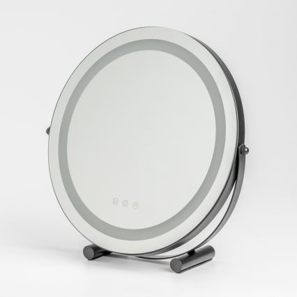 BRILAGI - LED Stmívatelné make-up zrcadlo CALIFORNIA LED/17W/230V 3000/4000/6500K pr. 42 cm černá