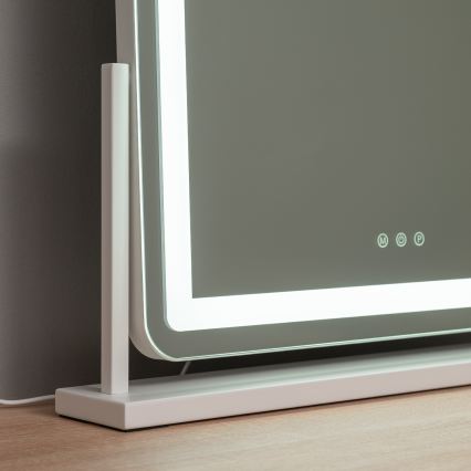 BRILAGI - LED Stmívatelné make-up zrcadlo CALIFORNIA LED/25W/230V 3000/4000/6500K 55x44 cm bílá
