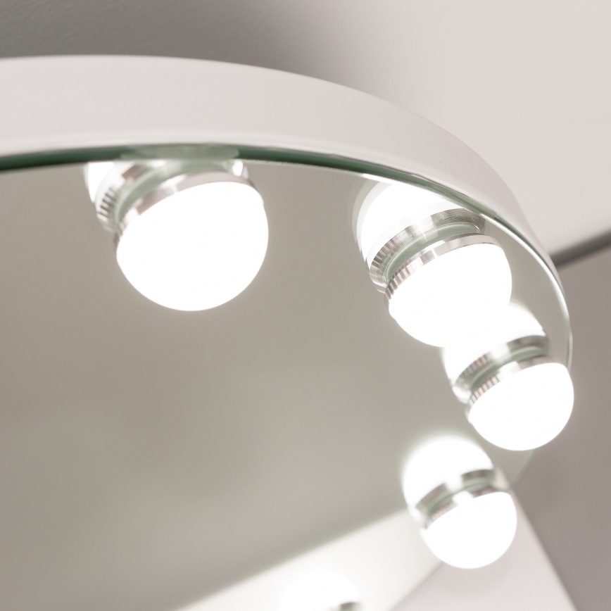 Brilagi - LED Stmívatelné make-up zrcadlo HOLLYWOOD LED/12W/230V 3000/4000/6500K