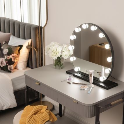 Brilagi - LED Stmívatelné make-up zrcadlo HOLLYWOOD LED/12W/230V 3000/4000/6500K