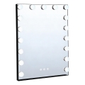 Brilagi - LED Stmívatelné make-up zrcadlo HOLLYWOOD LED/15W/230V 3000/4000/6500K 55x70 cm černá