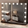 Brilagi - LED Stmívatelné make-up zrcadlo HOLLYWOOD LED/15W/230V 3000/4000/6500K černá