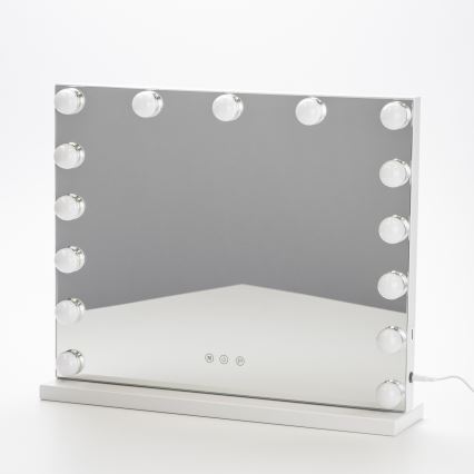 Brilagi - LED Stmívatelné make-up zrcadlo HOLLYWOOD LED/15W/230V 3000/4000/6500K bílá