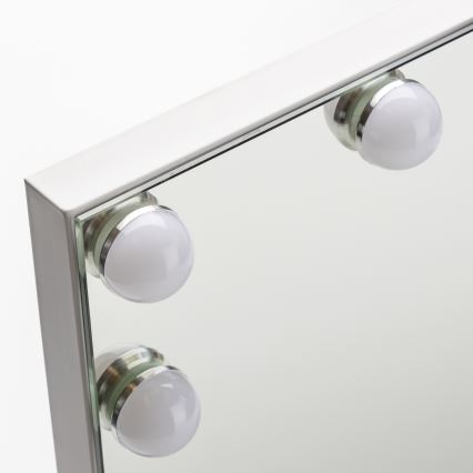 Brilagi - LED Stmívatelné make-up zrcadlo HOLLYWOOD LED/15W/230V 3000/4000/6500K bílá