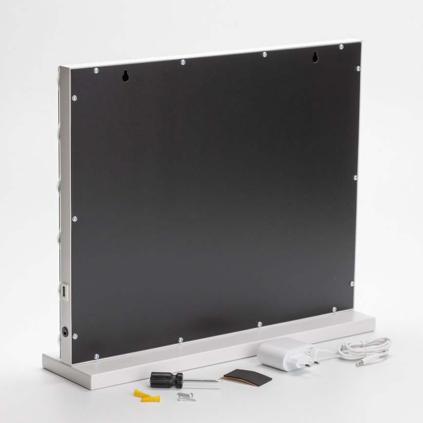 Brilagi - LED Stmívatelné make-up zrcadlo HOLLYWOOD LED/15W/230V 3000/4000/6500K bílá