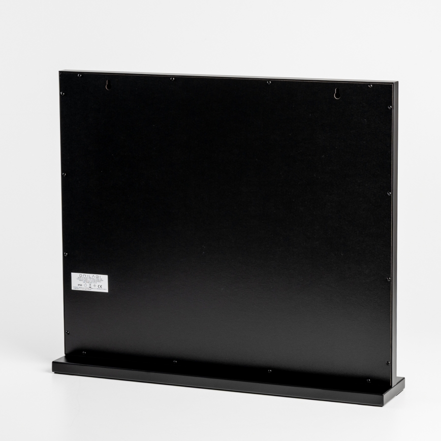 BRILAGI - LED Stmívatelné make-up zrcadlo HOLLYWOOD LED/15W/230V CCT + 2x USB 60x50 cm černá
