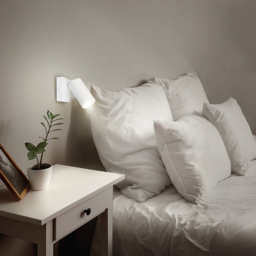 Brilagi - LED RGBW Stmívatelné nástěnné bodové svítidlo SELE 1xGU10/6W/230V 3000K bílá