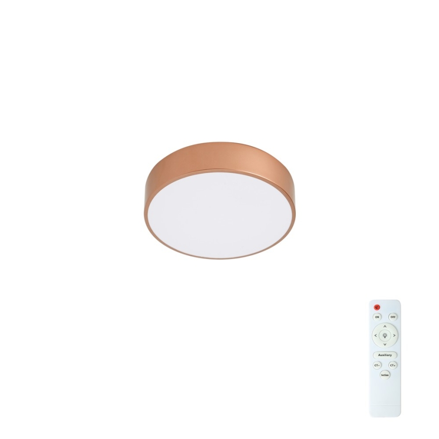 BRILAGI - LED Stmívatelné stropní svítidlo POOL LED/24W/230V 3000-6000K pr. 20 cm měděná + dálkové ovládání