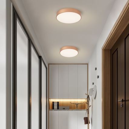 Brilagi - LED Stmívatelné stropní svítidlo POOL LED/48W/230V 3000-6000K pr. 40 cm bronzová + dálkové ovládání