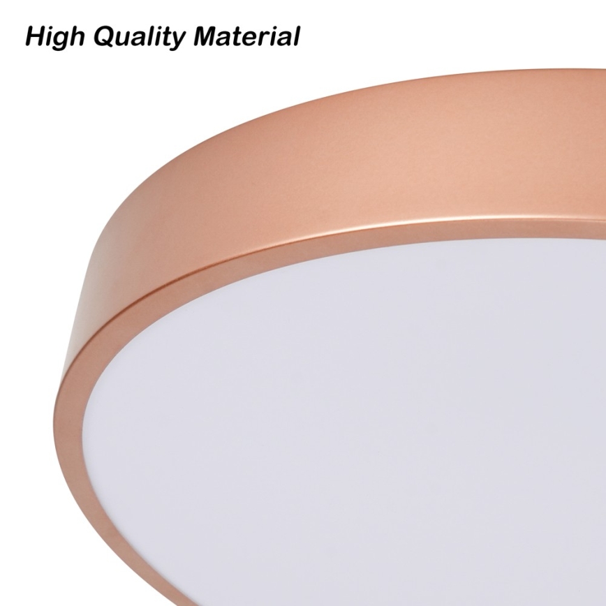 Brilagi - LED Stmívatelné stropní svítidlo POOL LED/48W/230V 3000-6000K pr. 40 cm bronzová + dálkové ovládání