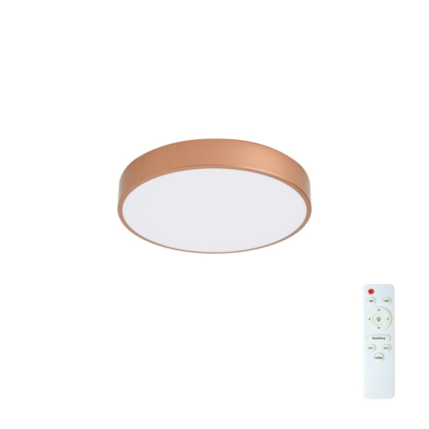 BRILAGI - LED Stmívatelné stropní svítidlo POOL LED/48W/230V 3000-6000K pr. 40 cm měděná + dálkové ovládání
